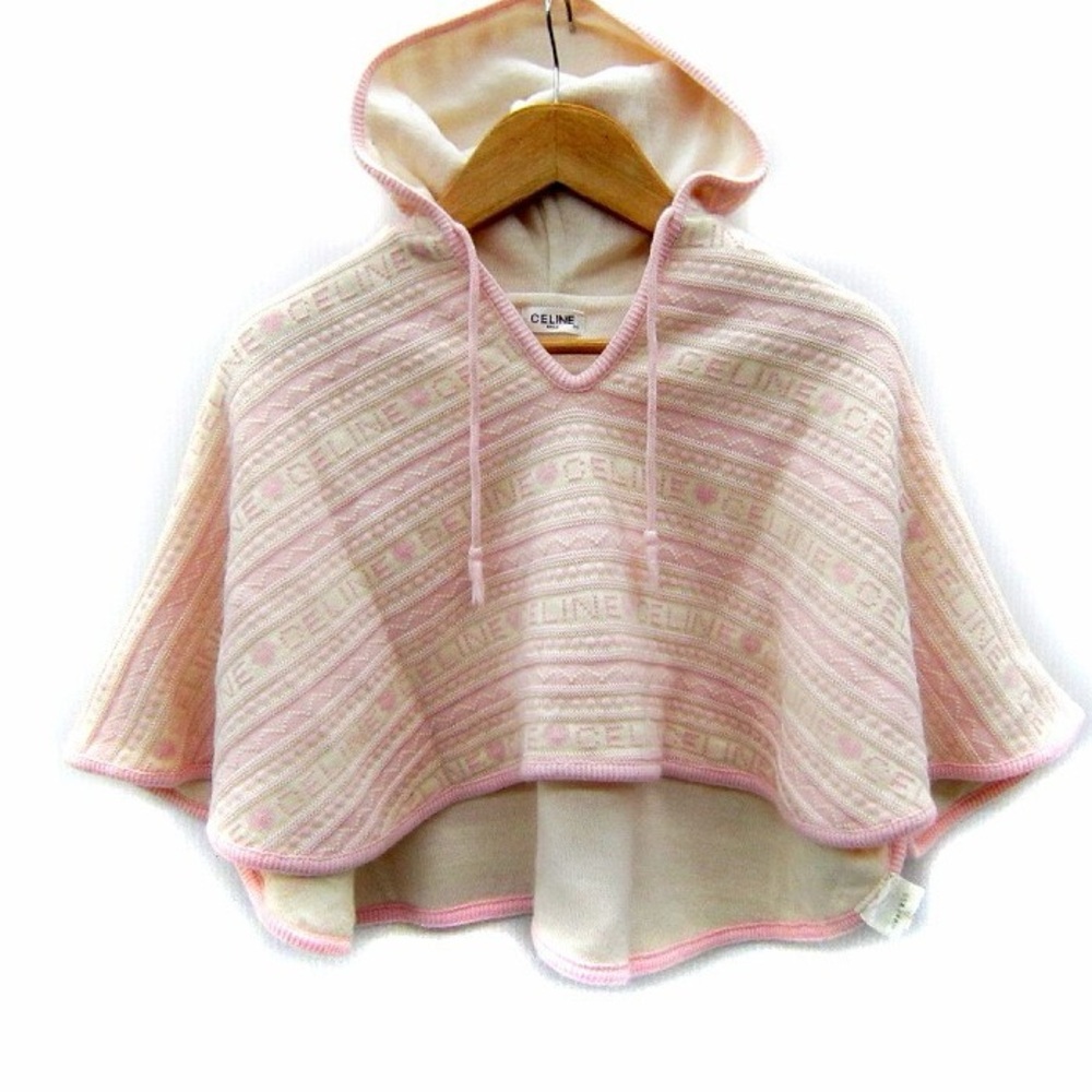 Celine logo poncho